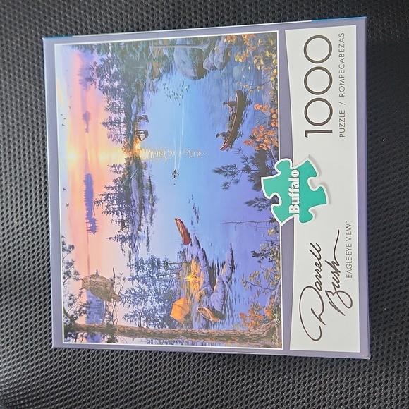 NWOT Darrell Bush Eagle Eye View Buffalo 1000 pc Puzzle - Picture 1 of 6